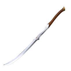 La elegancia élfica también puede tener filo, presencia y memoria de batalla. Esta réplica espada de Haldir convierte una de las armas más reconocibles de la Tierra Media en una pieza de colección a escala 1/1