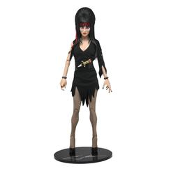 ¡La reina de la noche cobra vida con la Figura de Acción Vestida Commando Elvira de Elvira: Mistress of the Dark! Esta figura de 20 cm (8 pulgadas) captura a la icónica y seductora Elvira en una de sus escenas más memorables 