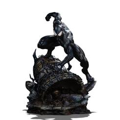 Poder en negro absoluto, esculpido para brillar en tu vitrina. La Marvel Estatua 1/10 BDS Art Scale Spider-Man Black Costume 20 cm presenta al trepamuros en su icónico traje negro con el nivel de detalle que distingue a Iron Studios