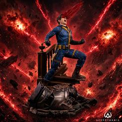 La Estatua Cyclops Deluxe version Avengers: Doomsday Legacy Replica 1/4 presenta a Scott Summers con una actitud firme, concebida para reflejar su papel como líder y estratega de los X-Men.