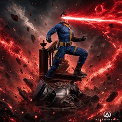 La Estatua Cyclops Regular version Avengers: Doomsday Legacy Replica 1/4 presenta a Scott Summers en una pose firme y contenida, marcada por la disciplina que define al líder de los X-Men.