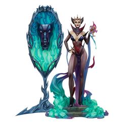¡Sideshow presenta la estatua Evil Queen Deluxe, la femme fatale más bella y feroz que se une a la colección Fairytale Fantasies de J. Scott Campbell! Esta edición Deluxe incluye el legendario 