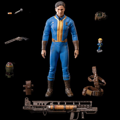 Revive las aventuras de Fallout 4 con la impresionante figura de acción de 31 cm del Sole Survivor de la línea FigZero. Con un cuerpo articulado de escala 1/6 y 32 puntos de articulación