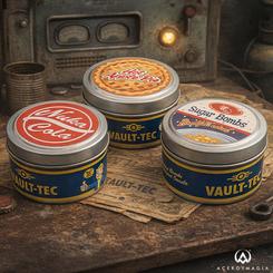 Aroma de yermo, confort de refugio: el Fallout Candle 3-Pack Vault Dweller’s trae a tu sala el encanto retro de Vault-Tec con tres velas de soja oficiales que huelen a pura vida pre-guerra. 