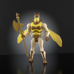El amarillo de sus alas corta la estantería como un destello salido de Eternia. Esta figura Buzz-Off Master of the Universe Origins 14 cm recupera al Heroic Spy in the Sky con una presencia muy reconocible, pensada para quienes buscan una figura