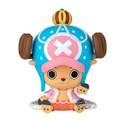 Descubre la ternura y el encanto de la tripulación del Sombrero de Paja con esta adorable figura de 13 cm de Tony Tony Chopper en su versión Sofvimates de Banpresto