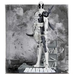 Figura Deadpool Gold Level Collection 25 cm. Hay piezas que entran en una colección y otras que parecen arrancadas directamente de una viñeta clave; esta consigue justo eso con una presencia limpia, poderosa y muy distinta a la de una figura convencional.