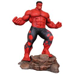 La potencia desatada del General Ross cobra vida con la estatua Marvel Gallery PVC de Red?Hulk, una pieza de 25?cm que exhibe su musculatura imponente sobre un promontorio rocoso con un nivel de detalle excepcional.