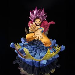 La energía salvaje de Dragon Ball se manifiesta en una figura que transmite potencia, movimiento y espectacularidad desde cualquier ángulo. Esta figura Figuarts Zero Son Goku Super Saiyan 4 Extra Battle Dragon Ball Daima representa a Goku