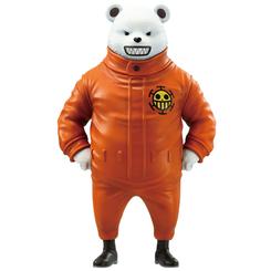 Una fuerza polar toma forma con esta figura Ichibansho de Bepo, esculpida en 25 cm de puro carácter y meticulosamente pintada para captar cada pliegue de su mono naranja, la textura esponjosa de su pelaje