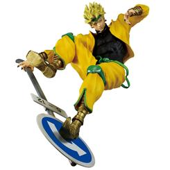 Carisma, amenaza y estilo “bizarre” en una pieza que se convierte en el centro de cualquier vitrina: la figura Ichibansho Dio Brando Standoom de JoJo’s Bizarre Adventure (26 cm) captura a Dio en una pose aérea espectacular,