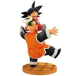 Revive la ternura y el coraje de los días de aprendizaje en la Tierra con la Figura Ichibansho Son Goku & Grandpa Son Gohan de 16 cm de la serie Dragon History II de Banpresto