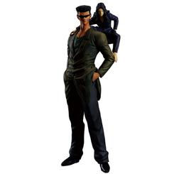 Sumérgete en la intensidad del Torneo Oscuro con esta imponente figura Ichibansho de los Hermanos Toguro de Yu Yu Hakusho. Con una altura de 26 cm y esculpida por Banpresto con acabado mate