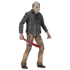 El implacable Jason Voorhees de Viernes 13 asoma su temible máscara en esta figura articulada de 46 cm a escala 1/4, una recreación de alta fidelidad que captura cada arruga de su piel y el mismísimo terror de Crystal Lake.