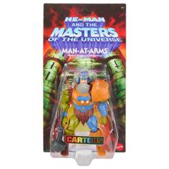 Fuerza, ingeniería y carisma ochentero en una sola pieza: Man-At-Arms – He-Man and the Masters of the Universe, Cartoon Collection llega como figura articulada de 14 cm con esculpido robusto