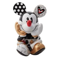 Tierna figura de Mickey Mouse de Walt Disney realizada por el pintor y escultor Romero Britto, titulada Mickey Mouse. Esta figura tiene unas medidas aproximadas de 37 x 25 x 25 cm. 
