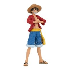 La figura de Monkey D. Luffy de la colección Grandline Series Special de Banpresto es una oportunidad para tener al futuro Rey de los Piratas en tu hogar. Con sus 19 cm de altura, esta figura captura a Luffy 