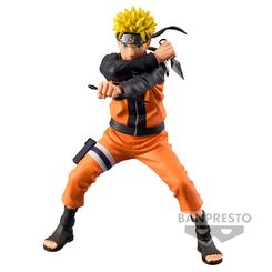 Con una postura preparada para el combate y la determinación reflejada en su mirada, esta figura de Naruto Uzumaki de la línea Grandista Naruto Shippuden alcanza unos 22 cm de altura