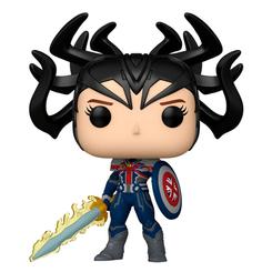 La valentía cobra vida en tu colección con esta figura POP Marvel What?IF…? Infinity Captain Carter de 9?cm, diseñada en vinilo de alta calidad para capturar cada detalle de su icónica armadura y escudo británico. 