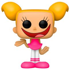 Alegría contagiosa con espíritu travieso. La figura Funko POP de Dee Dee (El Laboratorio de Dexter) captura su sonrisa enorme, coletas rubias y vestido rosa en una pose abierta que queda genial en vitrina o escritorio.