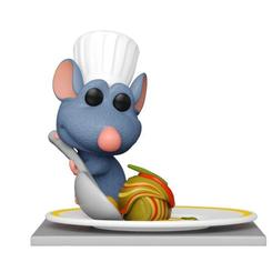 Descubre al entrañable Remy en su versión Pop! Deluxe, una figura de vinilo de aproximadamente 15 cm que captura cada detalle de la pequeña rata chef mientras da vida a la emblemática receta de la película Ratatouille. 