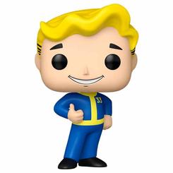 Optimismo posnuclear y estética retro en tu estantería. Esta Figura POP Fallout: Vault Boy captura al inconfundible icono de Vault-Tec con su sonrisa confiada y el pulgar en alto, vestido con el clásico traje azul con detalles amarillos. 