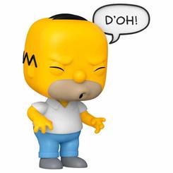 Humor amarillo en formato de vitrina. La figura Funko POP de Homer Simpson (9 cm) capta su mítico gesto de “D’oh!” con esculpido nítido y pintura limpia sobre vinilo resistente. 