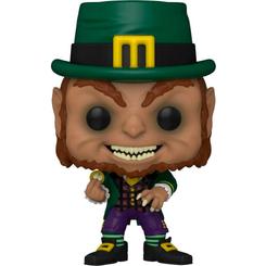 Verde esmeralda con sonrisa afilada: la “Figura POP Leprechaun – Leprechaun” de Funko captura al duende más travieso del cine con su sombrero de hebilla dorada, chaleco a cuadros y puños preparados para la gamberrada