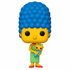 Amor amarillo para la vitrina. La figura Funko POP de Marge con Maggie captura el icónico peinado azul y la ternura de la pequeña en brazos con un esculpido limpio y colores vivos sobre vinilo resistente. 