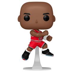 Un icono del baloncesto cobra vida en tu estantería con esta figura Funko POP NBA de Michael Jordan vistiendo el uniforme de los Chicago Bulls. Con 9 cm de altura, su acabado en vinilo de alta calidad 