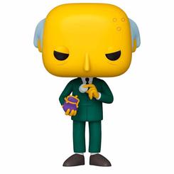 Ironía y poder en formato de vitrina. La figura Funko POP de Mr. Burns (9 cm) condensa al magnate de Springfield con su traje verde y ese gesto calculador inconfundible, pintada sobre vinilo 