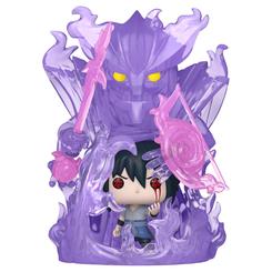 La intensidad del universo Naruto Shippuden se concentra en esta espectacular figura POP Moment que representa a Sasuke Uchiha envuelto en su Susanoo, uno de los poderes más imponentes del clan Uchiha. 
