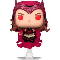 El poder del caos se manifiesta con intensidad en la Figura POP! Marvel WandaVision Scarlet Witch Exclusive de 9?cm, una edición especial en vinilo con cabeza oscilante que brilla en la oscuridad.