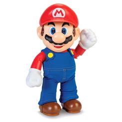 ¡Mario cobra vida en tus manos con su icónica presencia y energía desbordante! Esta figura articulada de 36 cm te permite recrear cada uno de sus saltos gracias a sus 13 puntos de movimiento