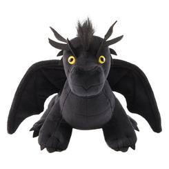 No parece una criatura de estantería, sino un dragón esperando al otro lado de la sala. El peluche Tairn Fourth Wing 36 cm recoge la presencia del legendario Black Morningstartail en un formato suave, expresivo y fácil de integrar en una colección de fant