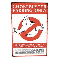 Imagina adornar tu espacio con un toque nostálgico y divertido con el cartel metálico Ghostbusters Parking. Este hermoso letrero está hecho de metal sólido con un diseño impreso brillante y sólido