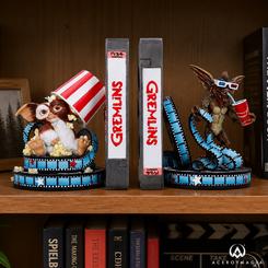 Unos sujetalibros Gremlins no solo ordenan una estantería, la convierten en una escena con carácter propio. Esta pareja de sujetalibros Gremlins en resina recupera el encanto travieso de la película con una presencia visual inmediata