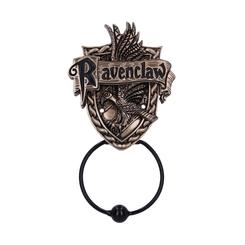 Descubre el mundo mágico con este aldaba de bronce con licencia oficial de Harry Potter Ravenclaw. Con un cuervo en el centro de esta pieza que es el animal emblemático de la casa Ravenclaw