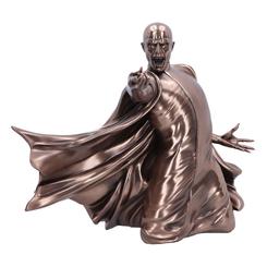Descubre el Mundo Mágico con esta figura de Voldemort de Harry Potter de bronce con licencia oficial. Como heredero de Salazar Slytherin, Lord Voldemort, formalmente conocido como Tom Marvolo Riddle