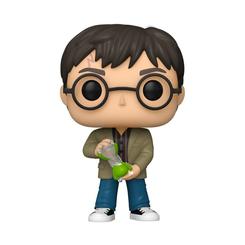 Magia cotidiana y detalles reconocibles del joven mago. Esta Figura POP Harry Potter: Harry Potter with Hourglass lo muestra con sus gafas redondas, la cicatriz en forma de rayo y un reloj de arena 