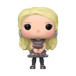 Encanto excéntrico y elegancia mágica en una sola pieza. Esta Figura POP Harry Potter: Luna Lovegood Party Dress retrata a Luna con su vestido de fiesta plateado con volantes, pendientes en forma de estrella 