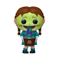 Humor hechicero y un toque travieso directo de Sortilegios Weasley. Esta Figura POP Harry Potter: Puking Pastille Girl recrea a la alumna que prueba la mítica Pastilla Vomitiva, con piel verde