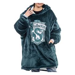 Un toque de astucia y estilo para el invierno. La Harry Potter: Slytherin Oversized Hoodie Blanket combina comodidad y elegancia, ideal para aquellos que valoran la calidez sin perder su identidad Slytherin.