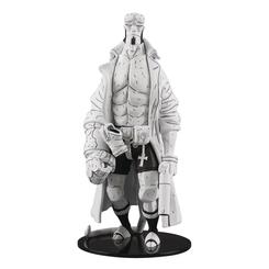 Celebrando tres décadas del icónico Hellboy, esta estatua exclusiva de vinilo, edición 30 Aniversario en blanco y negro, es una verdadera joya para los coleccionistas. Con 32 cm de altura, esta figura captura con precisión