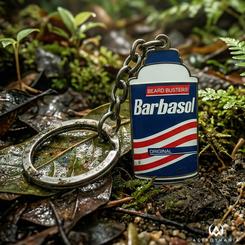 Hay objetos que no se limitan a acompañar las llaves, sino que activan al instante una escena mítica del cine, y este llavero Barbasol Jurassic Park pertenece a esa categoría irrepetible. 