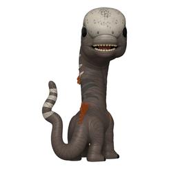El poder ancestral de Isla Nublar se materializa en esta figura POP! de Titanosaurus de 9 cm, que captura cada detalle de su piel acorazada y sus espinas naranjas con una textura realista y un acabado mate que resalta las sombras