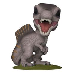 El rugido de Spinosaurus trasciende la pantalla para cobrar vida en esta imponente figura Funko POP de 25 cm, donde cada escama, cada garra y esa aleta dorsal característica se plasman con absoluta fidelidad