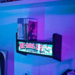 Revitaliza tu espacio gaming con la Lámpara Arcade Gameration One More Life, un diseño inspirado en la marquesina de las máquinas recreativas clásicas, construido en MDF resistente 