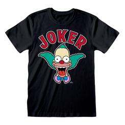 Disfruta del humor y la originalidad de Los Simpson con la extraordinaria Camiseta Krusty Joker. Esta prenda de alta calidad es mucho más que una simple camiseta; es una declaración de estilo y una manera de llevar tu pasión por la icónica familia