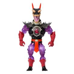 Entra en el universo de Turtles of Grayskull con esta figura de acción de Mutated Ninjor, una fusión única del mítico villano de Masters of the Universe con el mundo de las Tortugas Ninja.